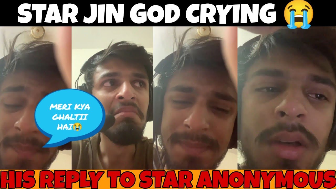Star JinGod Crying After Getting Hate / Jin God Crying And Reply To 