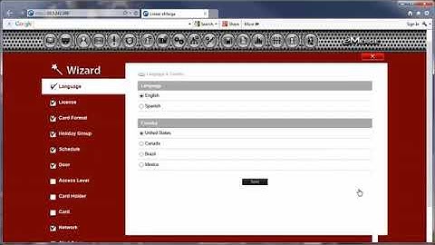 7. e3 Series: Setup Wizard - Language and License