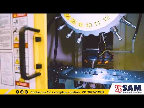 All in One CNC Machine - Milling, Drilling, Tapping | Best VMC Machine in India - Fanuc CNC Machine