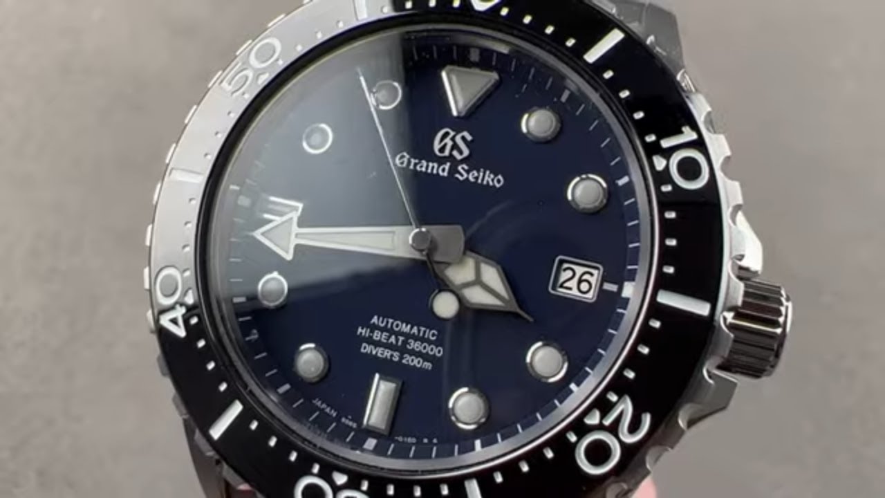 Grand Seiko 9F Sport Diver Boutique Exclusive SBGX337 Grand Seiko Watch  Review - YouTube