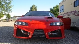 98 Eclipse 420a Fully built first start! No choking at all!