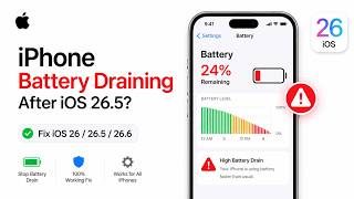 iPhone Battery Draining Fast After iOS 26.5 Update? Permanent Fix! (iOS 26.4 / 26.5 / 26.6)