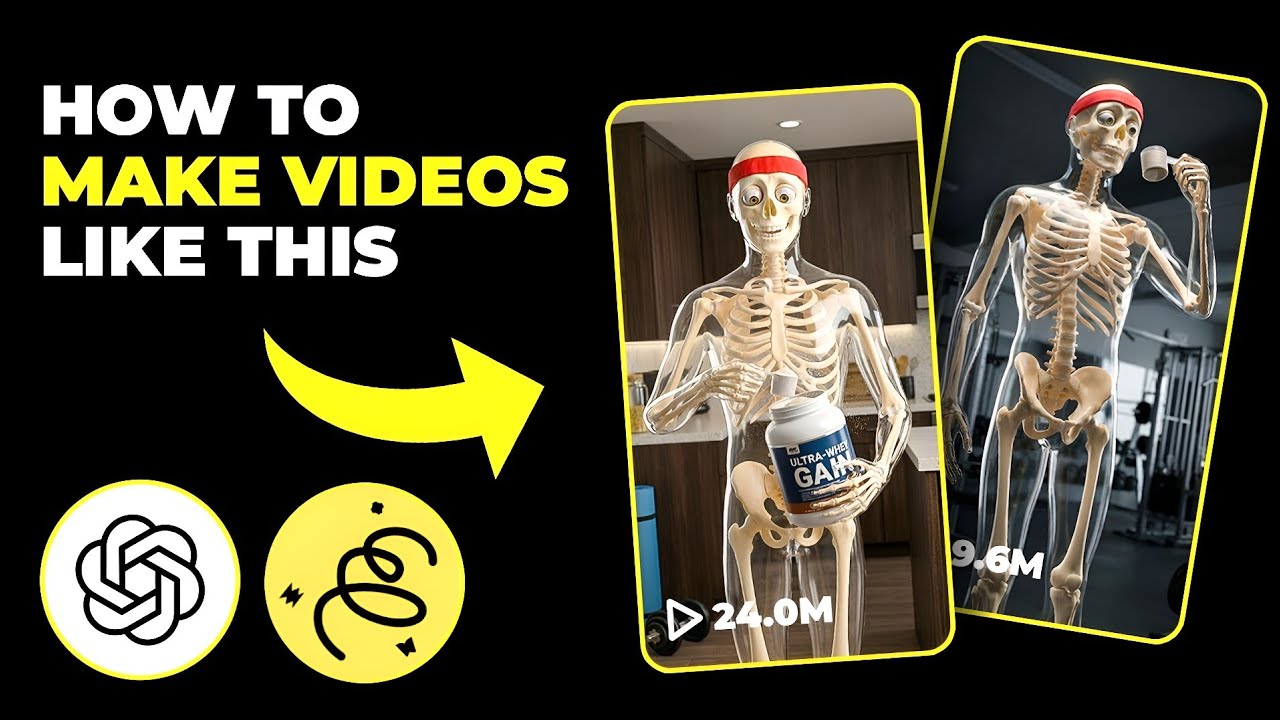Viral AI Video Kaise Banaye | Create Viral Skeleton Explain Videos with ...
