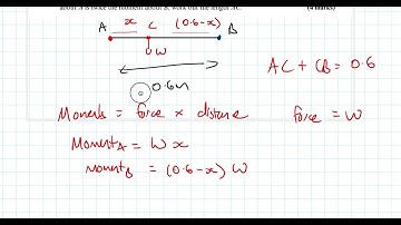 A Level Maths - Mechanics - Moment Textbook Questions