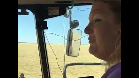 #wheatharvest16 in Logan County with Lisa Schemm.