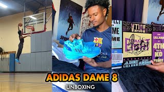 Unboxing Adidas Dame 8 shoes! 🏀 #basketball #shoes