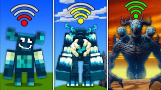 Warden Mutant with Different Wi-Fi compilation in Minecraft