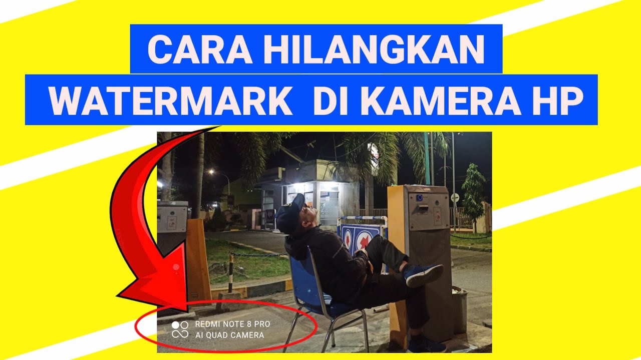 CARA MENGHILANGKAN WATERMARK DI PERANGKAT HP - YouTube
