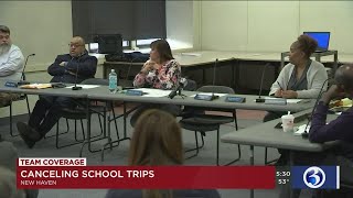 Video: Local school districts cancel trips abroad