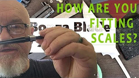 Using a reamer to get a better scale fit up, Bonza...