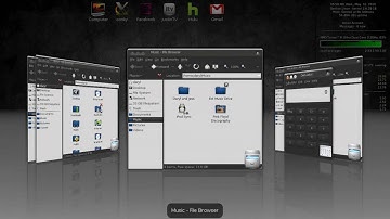 Linux / Compiz Fusion, Emerald Manager, Conky