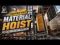 [DROPPED TEST] MATERIAL HOIST | LOAD TEST | 3RD PARTY INSPECTION 