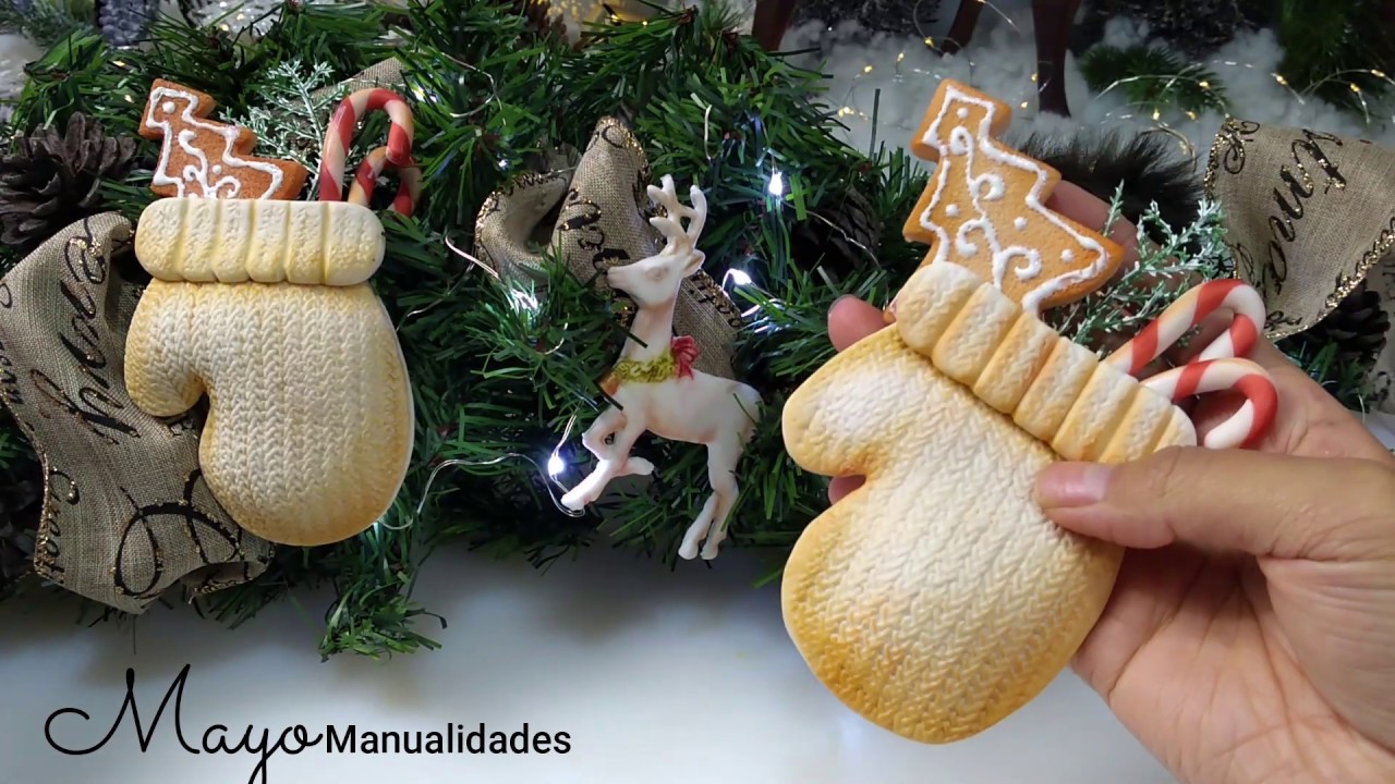 Christmas crafts DIY Decoración para navidad guante