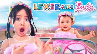 LEIKA MAKE UP ADIK BAYI LEXIE JADI BARBIE 😱 DRAMA PARODI LEIKA DAN TOMPEL LOMBA JADI BARBIE VIRAL