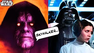 Why Palpatine Never Realized Leia was Anakin's Daughter [CANON] - Star Wars Explained