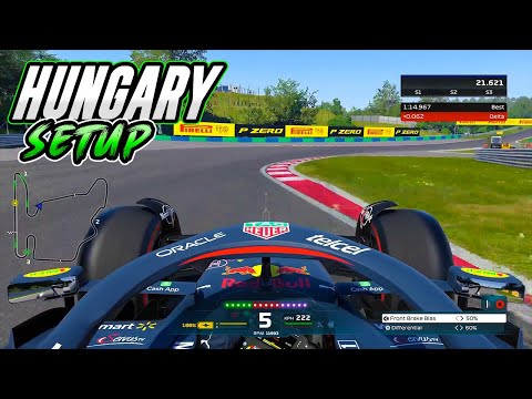 F1 22 HUNGARY HOTLAP + SETUP (1:14.909)