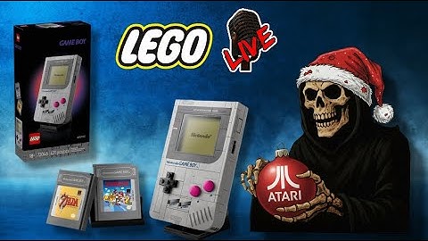 🔴LEGO Game Boy build OPEN Chat  | The Atari Creep