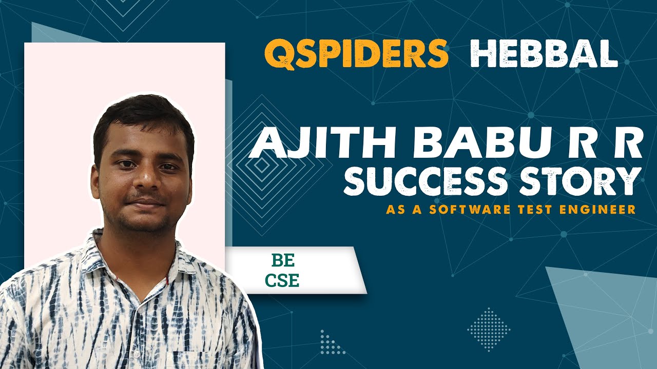 QSpiders Graduate Lands Dream Job as Software Test Engineer ...