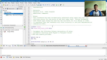 FSM Mealy VHDL Code dengan Software Xilinx ISE 14.7