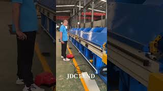 Automatic 6.5M8M10M Long Thin Metal Sheet Folder With Slitter Steel Aluminum Plate Folding