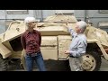 Sdkfz 223 with Hilary Doyle at NACC Ft. Benning