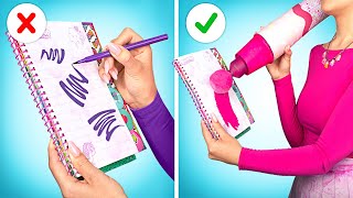 EASY! Making Giant School Supplies || Wednesday VS Enid-style✨