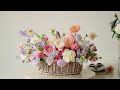 파스텔 플라워바스켓/ Flower Basket with Pastel color