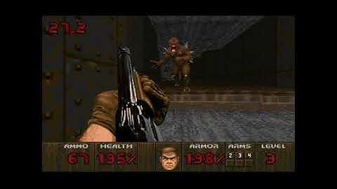 OptiDoom v0.2c longplay with mouse controls on Phoenix emulator