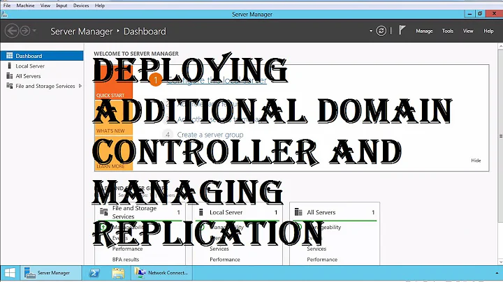 21. How to Install Additional Domain Controller and Managing Replication in Windows Server 2012 R2