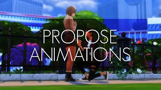 PROPOSE ANIMATION PACK | Sims 4 Animation (Download)