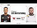 Six invitational 2024  phases finales  day 1  faze clan vs virtus pro