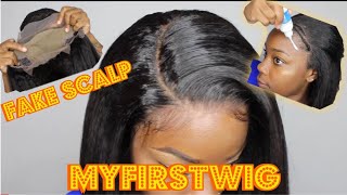 FAKE SCALP, is it worth the hype🧐Beginner Friendly Lace Front Wig from Myfirstwig