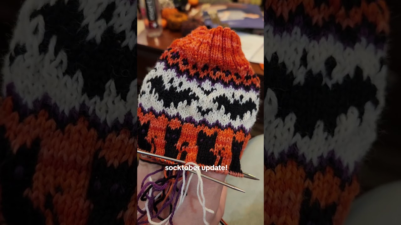 1st pair of socktober socks update! 