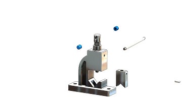 Animation 1: Exploded and Collapse View of Pipe Vice