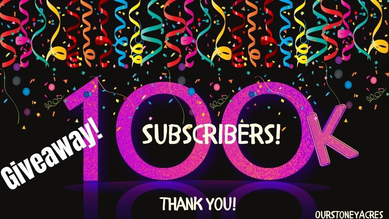 100k Celebration - Garden Seed Giveaway!