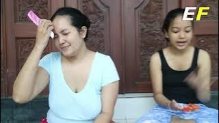 OUR BELOVED DAUGHTER YODA HELPED MOM MASK HER HAIR