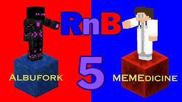 [RnB 紅藍合作 w/ Albufork] Ep. 5 - 終結篇 Finale | MEMEdicine plays Minecraft