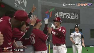 好打、好守備よりも茂木のヘルメットがどうしても気になる