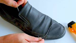 Ремонт шва на обуви в домашних условиях - просто и быстро.