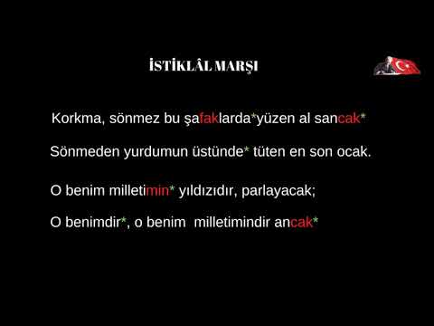 İstiklal Marşı Çalışması -  2