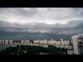 Шкваловый ворот в Москве 10.07.2022 - таймлапс | Shelf-cloud in Moscow 10.07.2022 - timelapse