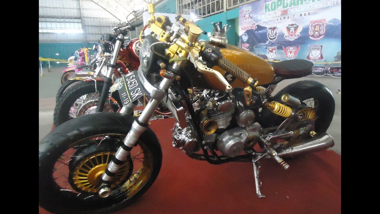 Modif Cb 100 Extreme Dua Silinder Custom Bobber Cafe Racer Contest