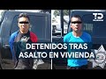Detienen a dos hombres tras el asalto y robo en una vivienda en Santiago, NL