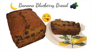 The Best, Moist Banana & Blueberry Bread ~ Pan de plátano y arándanos