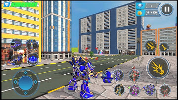 Multi Robot Formula Car Flying - Android Gameplay