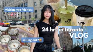 Pop-up Market Vlog 🏙️ 24 Hours Vending In Toronto, Packing Orders, Solo Travelling