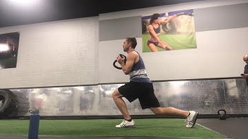 Kettlebell (KB) Goblet Split Squat - Oscillatory Disadvantageous Position (Osc-D)
