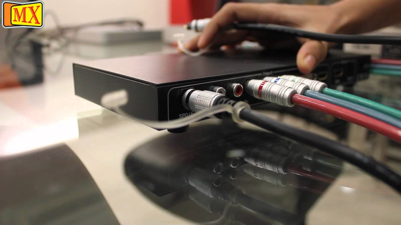 How to use HDMI DVI Component Switcher With Audio to switch between ...