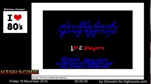 Doubleback (TRS.80 CoCo-emu) 3.880