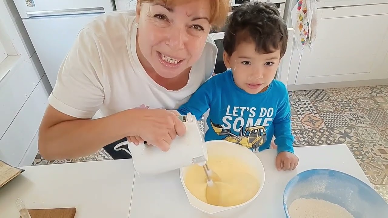 Мраморния кекс на Нико